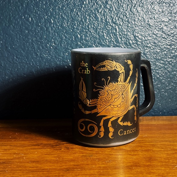 Federal Glass Mid-Century Zodiac Mug: Cancer - Picture 5 of 6